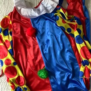 Rubies Halloween Adult Clown Costume Sz Large unisex